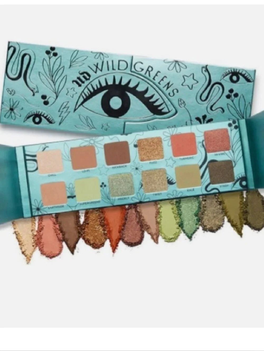 Urban Decay Wild Greens Eyeshadow Palette - Green/Turquoise Shades